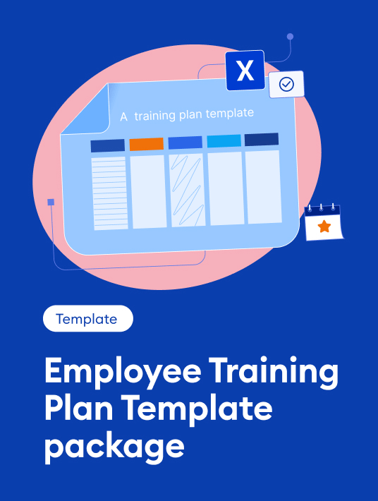 Employee Training Plan Template Package cover