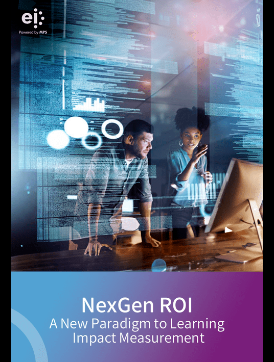 EI NexGen ROI A New Paradigm To Learning Impact Measurement cover