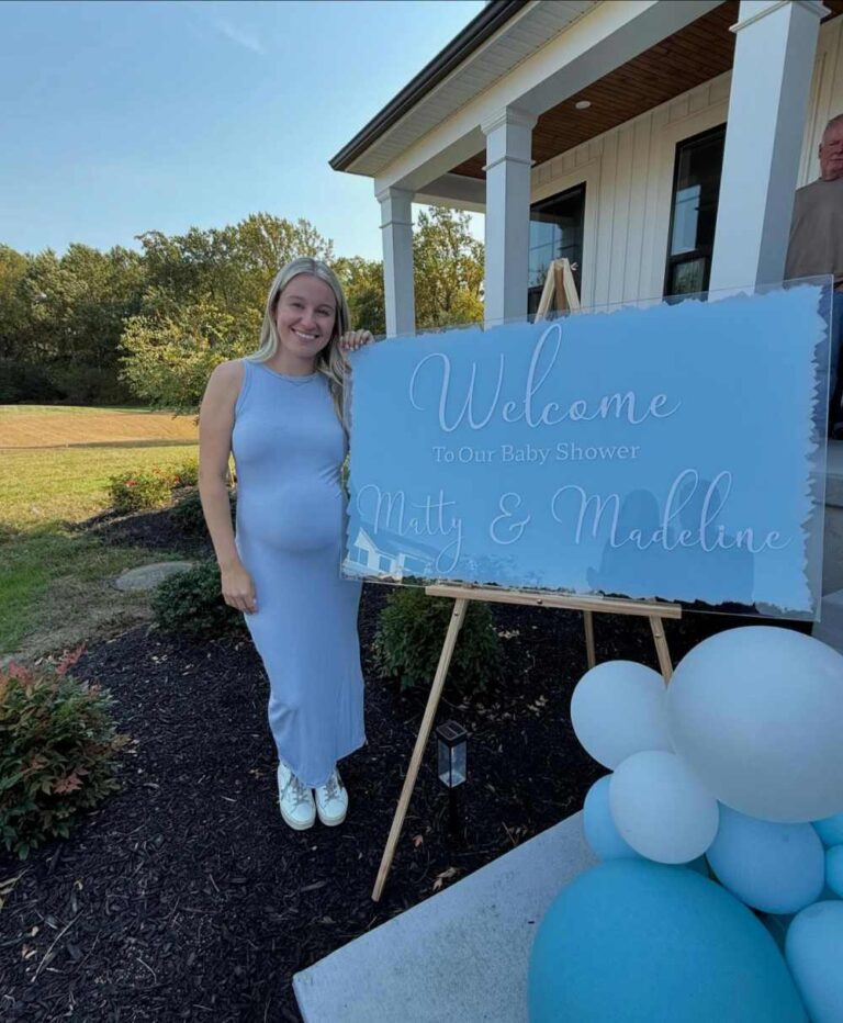 3 Pregnant Madeline Gaudreau Celebrates Baby Shower With Family Honors Late Husband Matthew