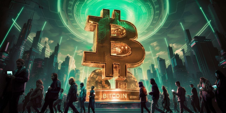 bitcoin btc gold statue green futuristic city gID 7.jpg@png