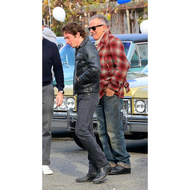 Bruce Springsteen Bonds With Jeremy Allen White on Biopic Set