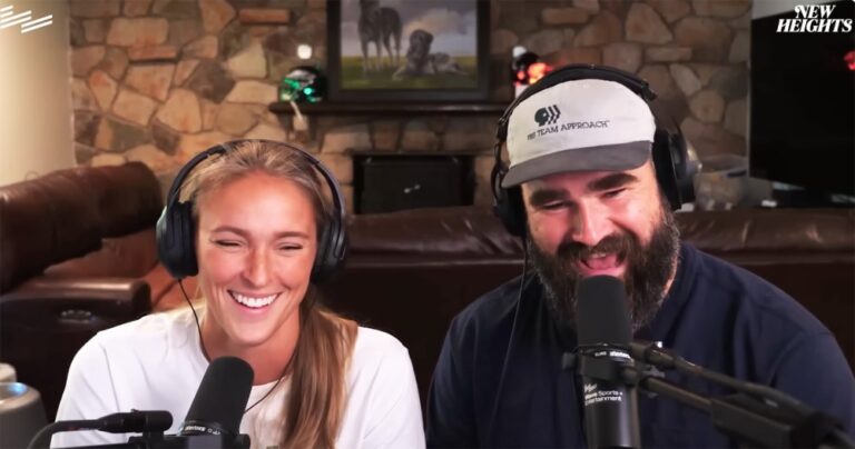 Kylie Kelce Tells Husband Jason to Stop Fing Exposing Me on Podcast