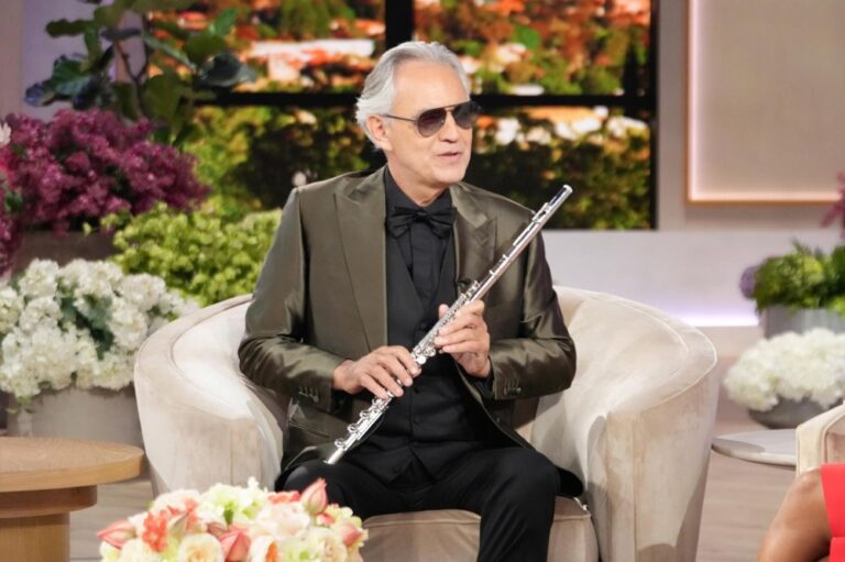 feat Us Weeklys Backstage Pass Andrea Bocelli Reveals Which Instrument He Plays Before Every Show