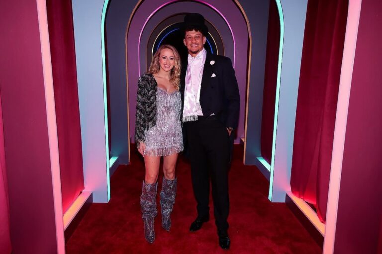 Brittany and Patrick Mahomes Dress Up as Taylor Swift and Travis Kelce at Pop Star Eras Party