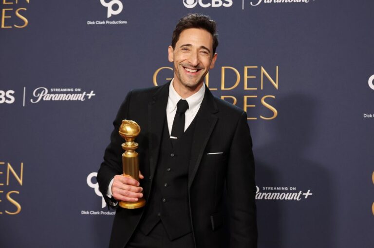 Feature Adrien Brody Reflects on Career Peaks and Valleys After 2025 Golden Globes Win