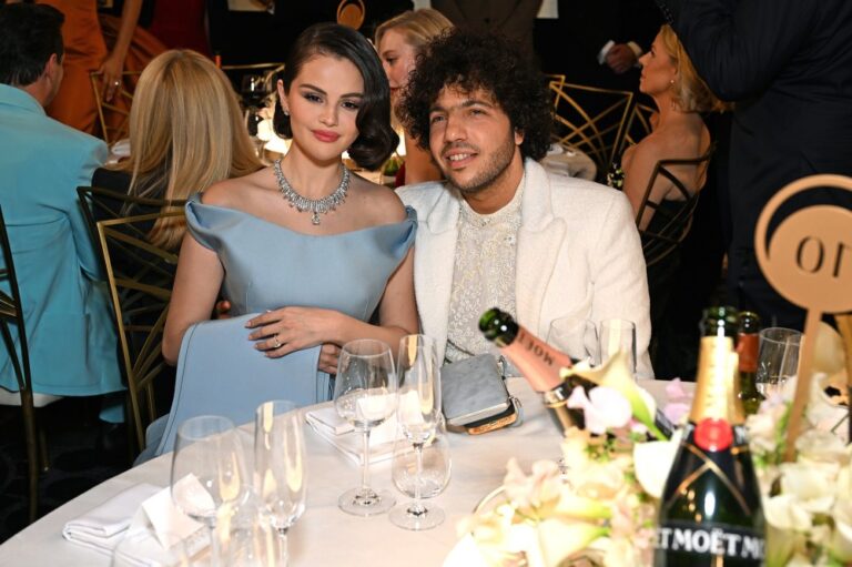 Selena Gomez and Benny Blanco Have That Newly Engaged Glow at 2025 Golden Globes 2