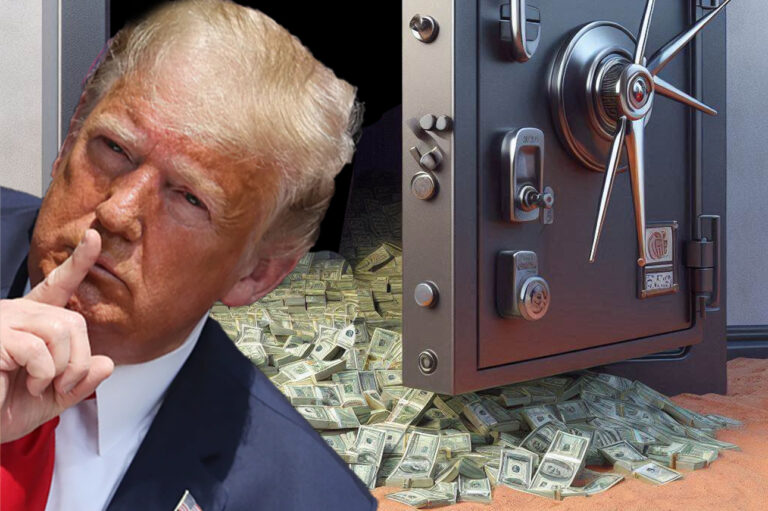 trump hiding money