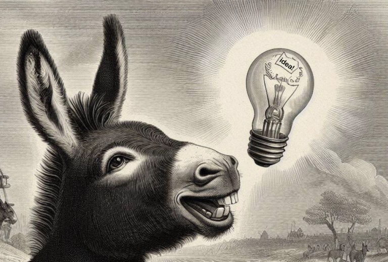 donkey has an idea